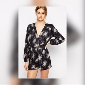 Stunning ASOS Kaleidoscope Print V Neck Romper